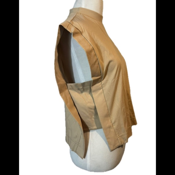 MOTF Sleeveless khaki back zipper - Picture 1 of 7